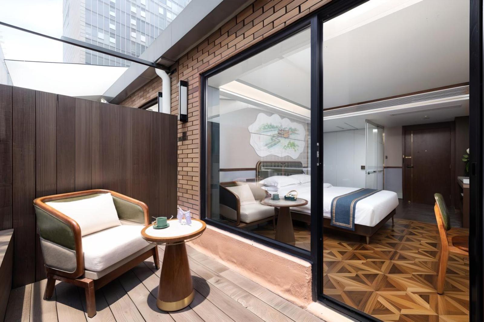 Suzhou River View Terrace Double Room