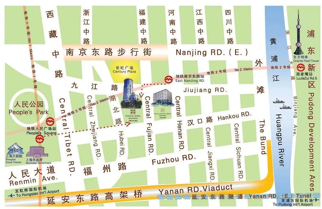 Grand Central Hotel Shanghai - Nanjing Road-1